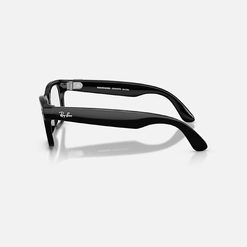 Ray-Ban META WAYFARER - GEN 2 Smart Sunglasses Unisex Shiny Black Frame Graphite Green Transition Le