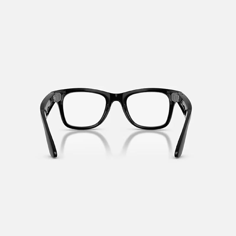 Ray-Ban META WAYFARER - GEN 2 Smart Sunglasses Unisex Shiny Black Frame Graphite Green Transition Le
