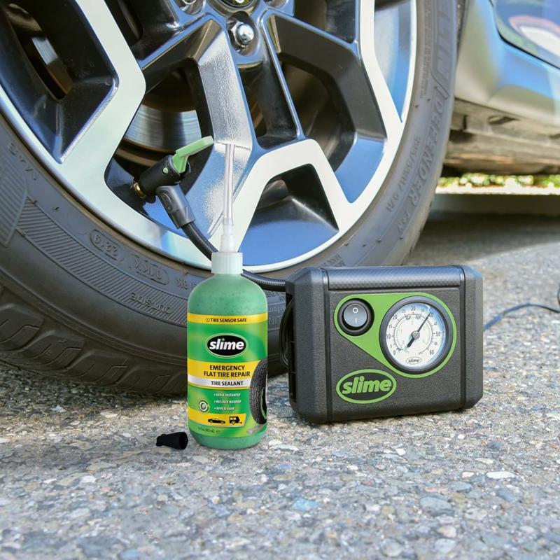 Slime Smart Spair Flat Tire Repair For Standard Cars