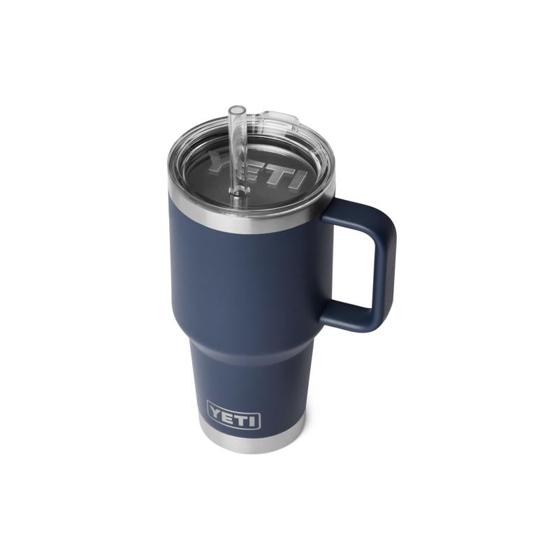 YETI Rambler 35 oz Navy BPA Free 2.0 Straw Mug