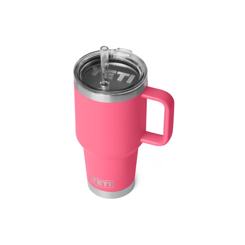 YETI Rambler 35 oz Tropical Pink BPA Free 2.0 Straw Mug