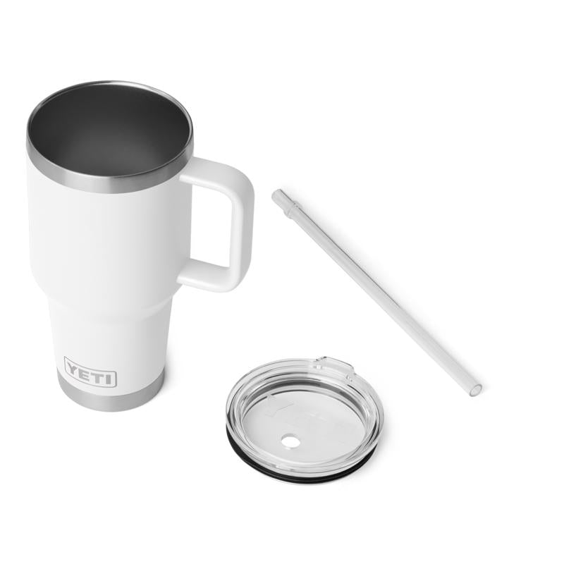 YETI Rambler 35 oz White BPA Free 2.0 Straw Mug