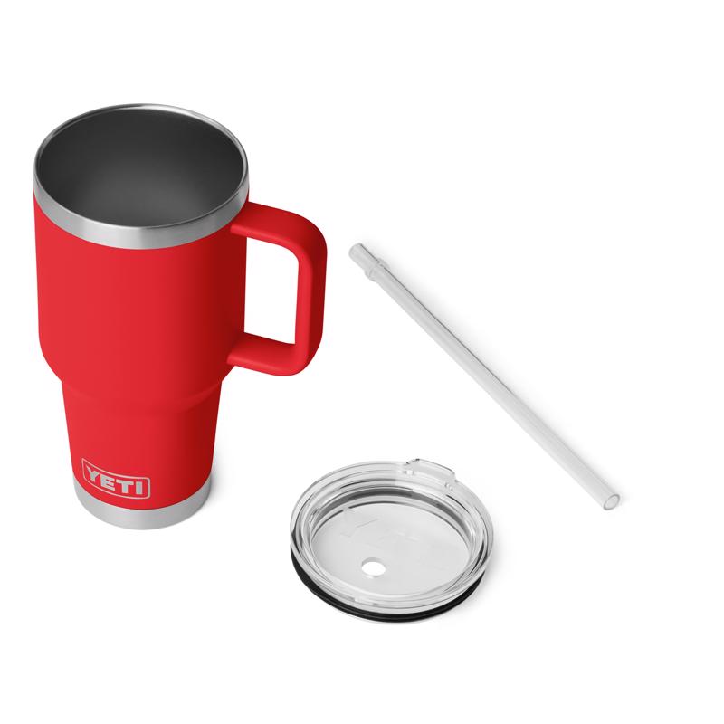 YETI Rambler 35 oz Rescue Red BPA Free 2.0 Straw Mug