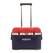 Trailmate Blue/Red/White 52 qt Roller Cooler