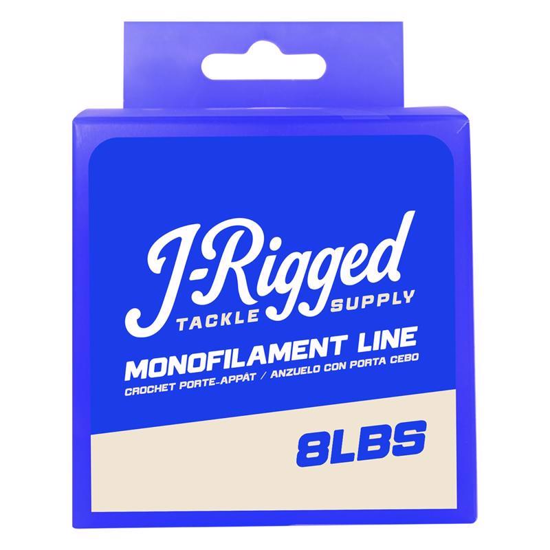 J- Rigged Monofilament Fishing Line 8 lb. capacity 400 yd