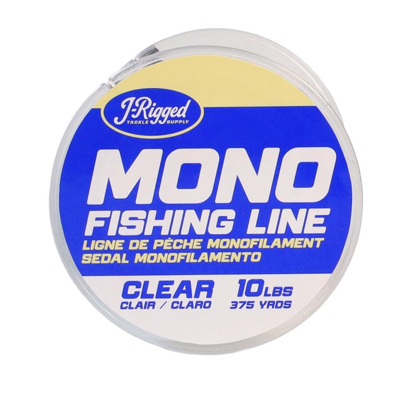J-Rigged Monofilament Fishing Line 10 lb. capacity 375 yd