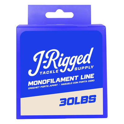 J- RIgged 30 lb. capacity Monofilament Fishing Line 185 yd