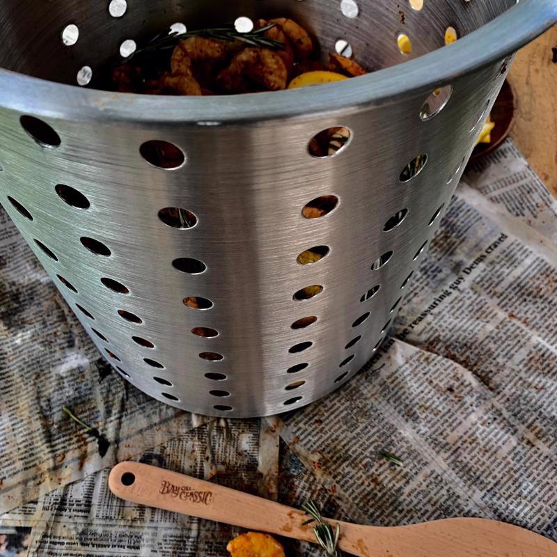 Bayou Classic Aluminum Grill Basket 30 qt 11 in. L X 11 in. W