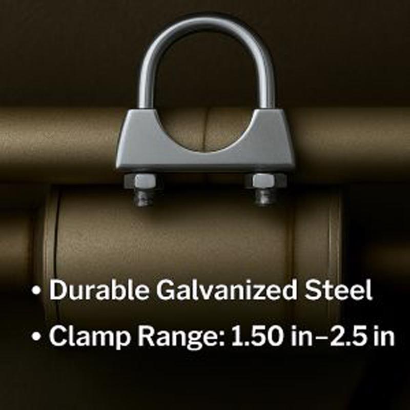 Power Sentry 1.5 in. Galvanized Steel Muffler Clamp