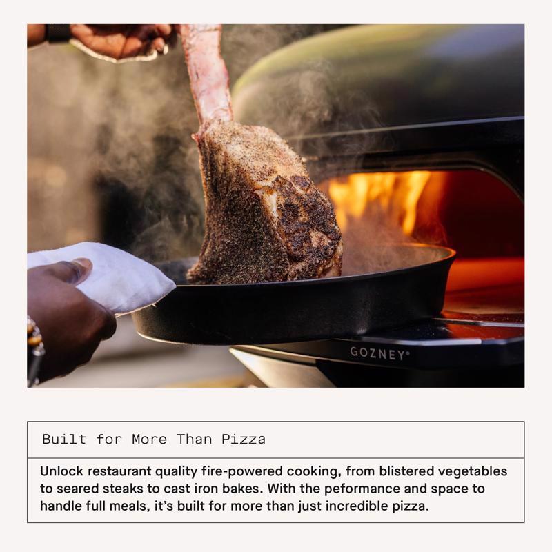 Gozney Dome XL Gen 2 Natural Gas/Wood Pizza Oven Off-Black