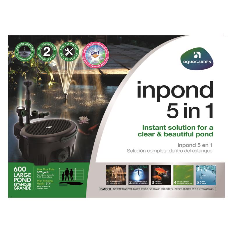 Blagdon Aquagarden 11 in. Filter Kit with Pump