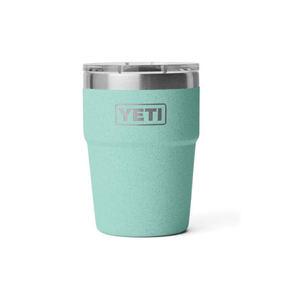 YETI Rambler 16 oz Sea Stone BPA Free Tumbler with MagSlider Lid