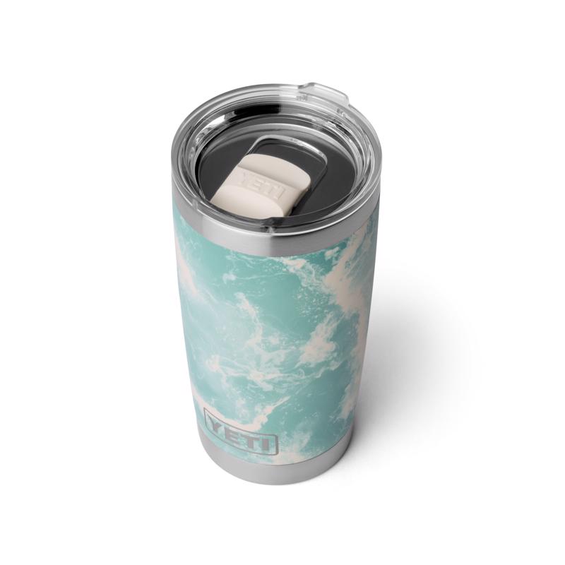 YETI Rambler 20 oz Sea View BPA Free Tumbler with MagSlider Lid