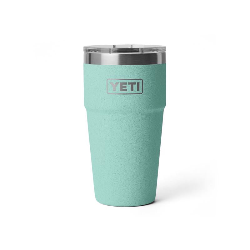 YETI Rambler 20 oz Sea Stone BPA Free Stackable Tumbler with MagSlider Lid