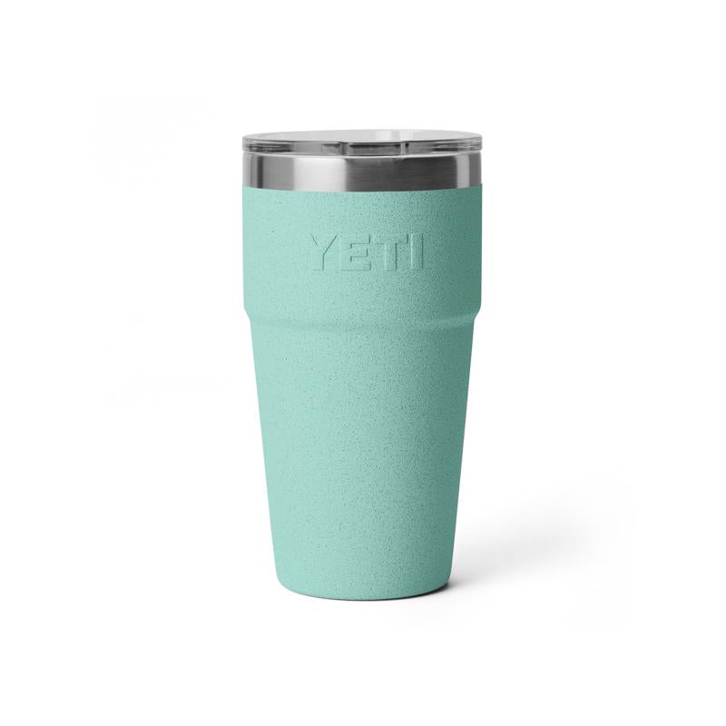 YETI Rambler 20 oz Sea Stone BPA Free Stackable Tumbler with MagSlider Lid