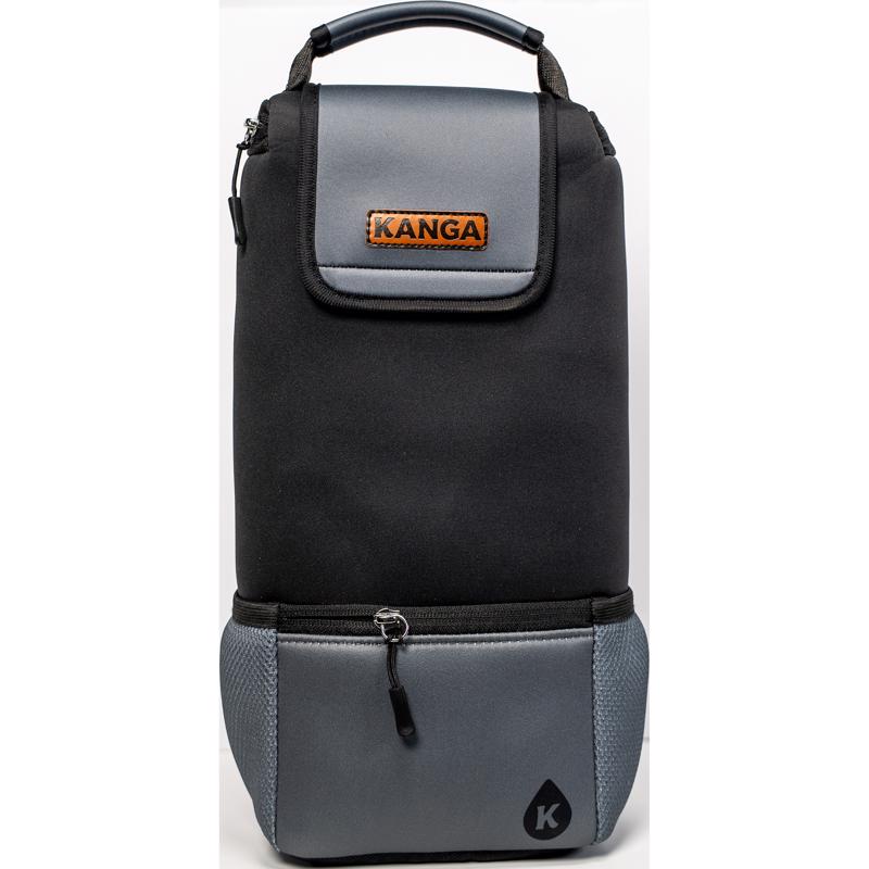 Kanga Hideaway Midnight Black/Gray 6 cans Cooler