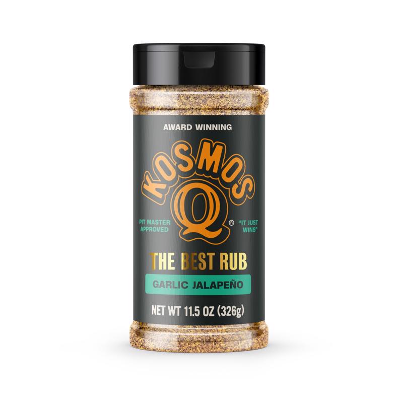 Kosmos Q The Best Rub Garlic Jalapeno BBQ Rub 11.5 oz