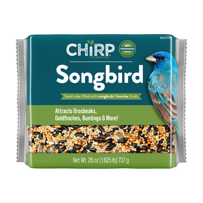 Chirp Songbird Wild Bird Seed Cake 26 oz