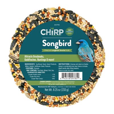 Chirp Songbird Wild Bird Seed Cake 8.25 oz