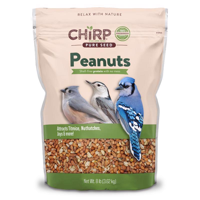 Chirp Pure Seed Peanuts Wild Bird Food 8 lb