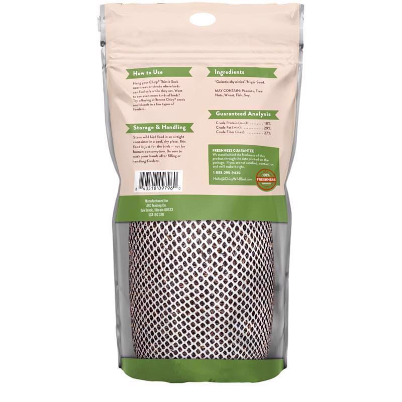Chirp Pure Seed Thistle Seed Wild Bird Food 13 oz