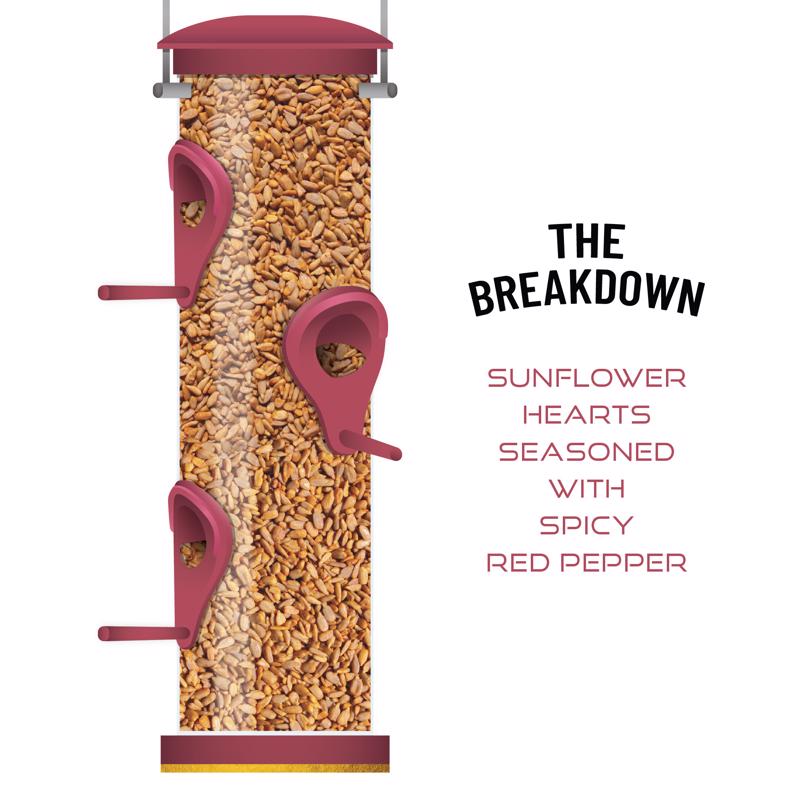 Chirp Max Attract Sunflower Hearts Wild Bird Food 8.5 lb