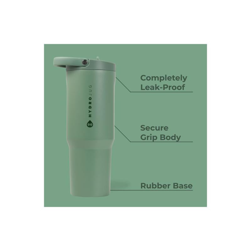 Hydrojug 40 oz. Sage BPA Free Insulated Straw Tumbler