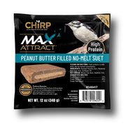 Chirp Max Attract Peanut Butter Suet 12 oz
