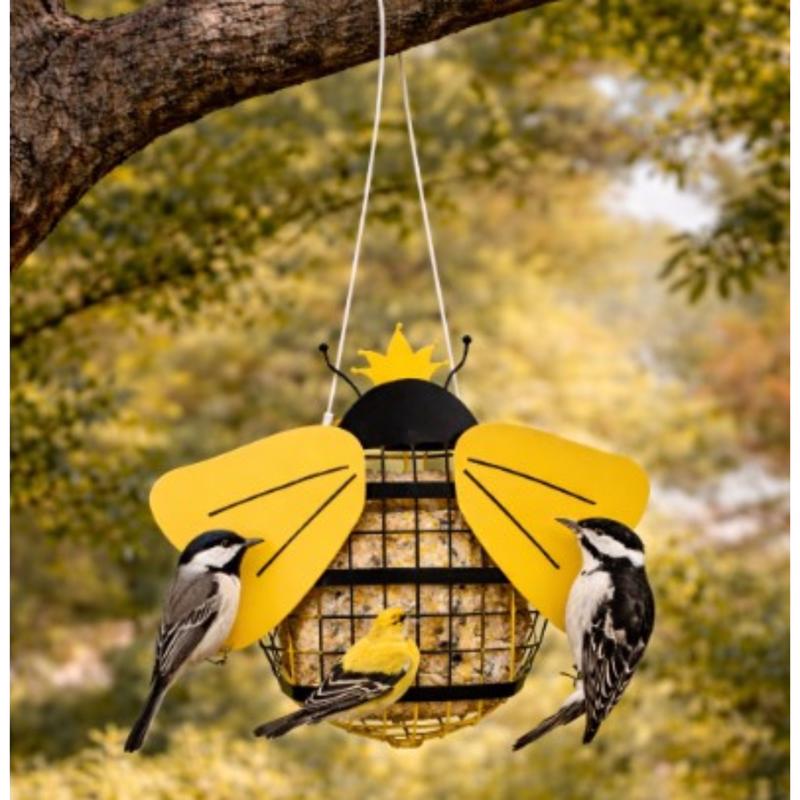 North States Metal Queen Bee Bird Feeder