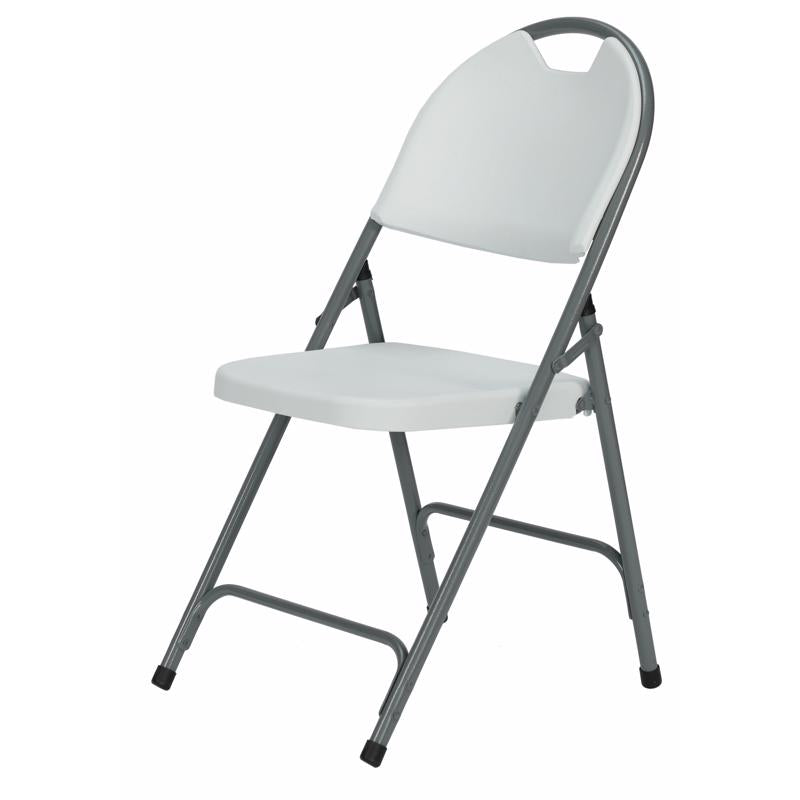 Living Accents White Folding Chair