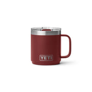 YETI Rambler 10 oz Stag Red BPA Free Ceramic Lined Stackable Mug with MagSlider Lid