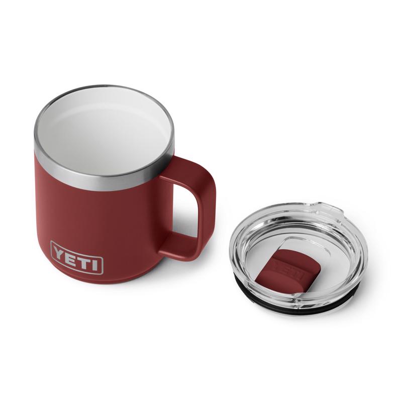 YETI Rambler 10 oz Stag Red BPA Free Ceramic Lined Stackable Mug with MagSlider Lid