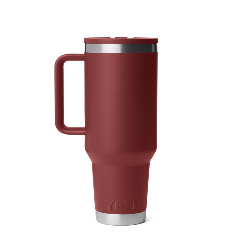 YETI Rambler 40 oz Stag Red BPA Free Travel Straw Mug