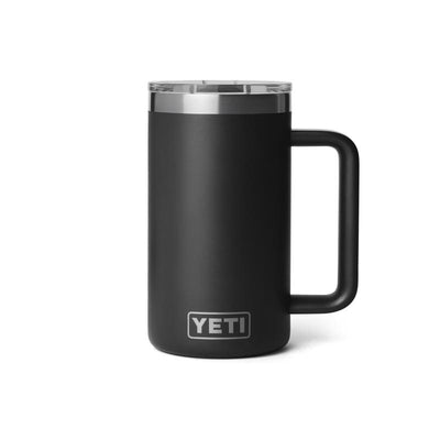 YETI Rambler 24 oz Black BPA Free Ceramic Lined Mug with MagSlider Lid