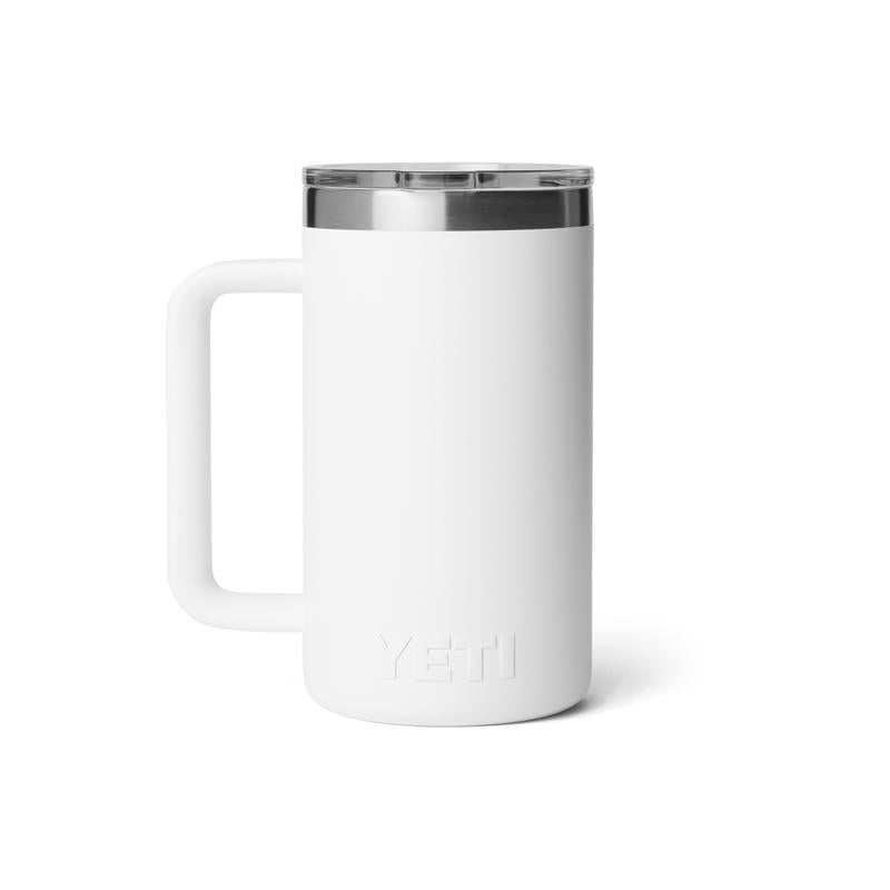 YETI Rambler 24 oz White BPA Free Ceramic Lined Mug with MagSlider Lid