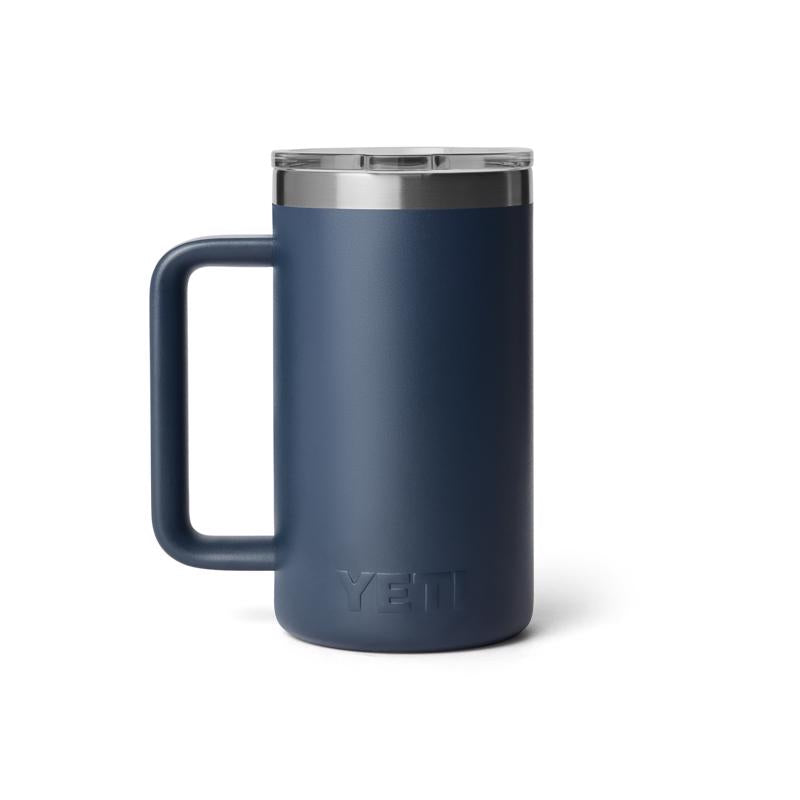 YETI Rambler 24 oz Navy BPA Free Ceramic Lined Mug with MagSlider Lid