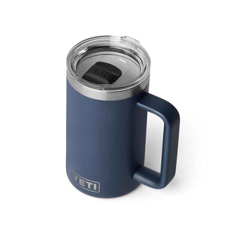 YETI Rambler 24 oz Navy BPA Free Ceramic Lined Mug with MagSlider Lid