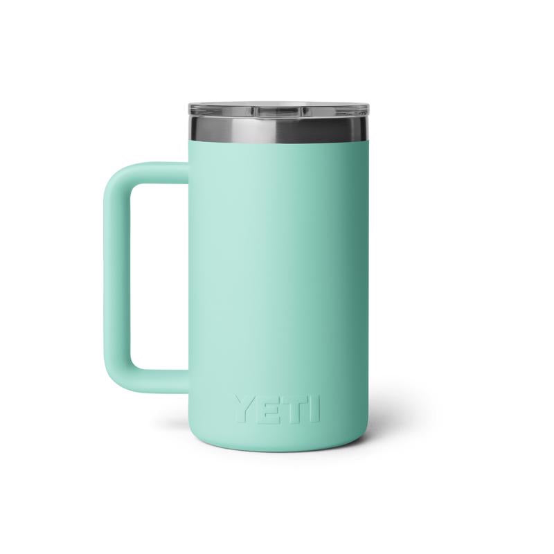 YETI Rambler 24 oz Seafoam BPA Free Ceramic Lined Mug with MagSlider Lid