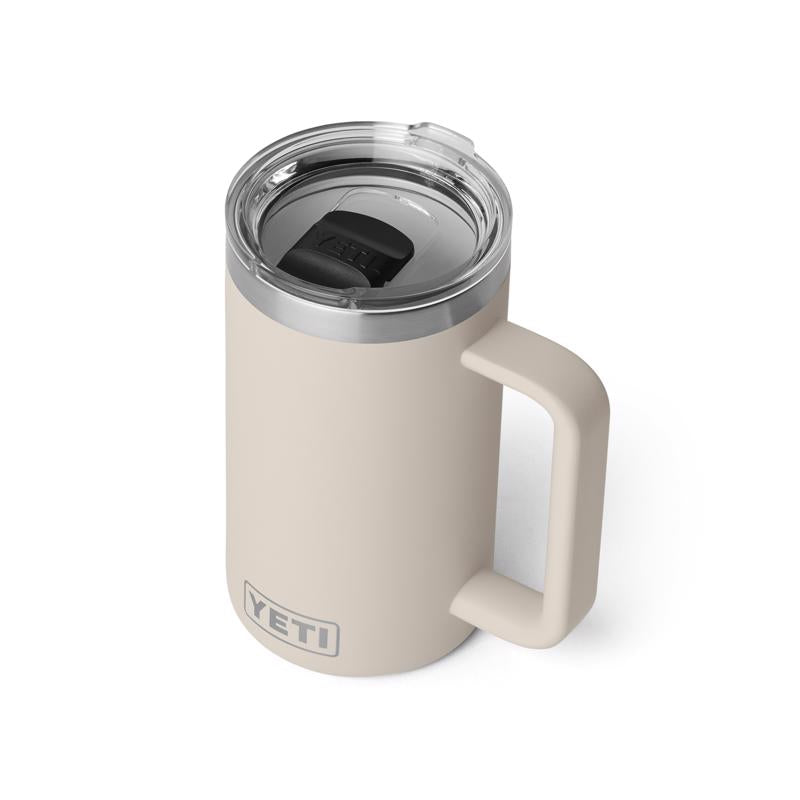 YETI Rambler 24 oz Cape Taupe BPA Free Ceramic Lined Mug with MagSlider Lid