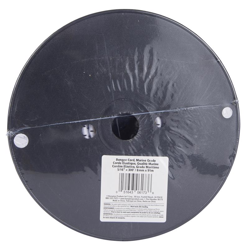 Keeper White Bungee Cord 300 ft. L X 5/16 in.