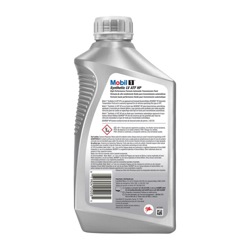 Mobil 1 LV HP ATF Automatic Transmission Fluid 1 qt