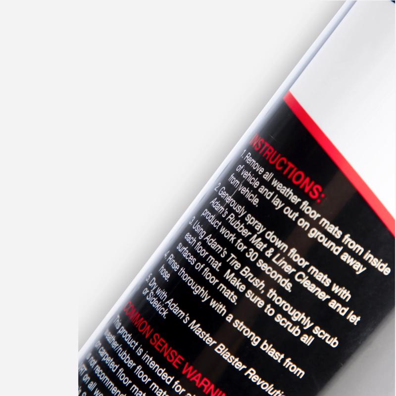 Adam's Rubber & Plastic Cleaner Spray 16 fl. oz.