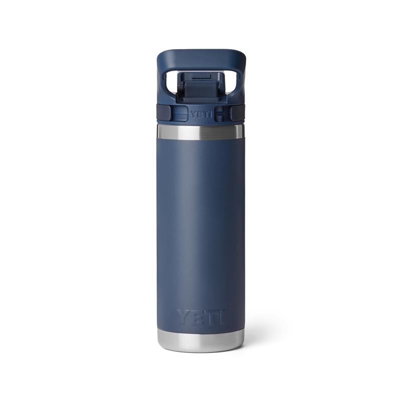 YETI Rambler 18 oz Navy BPA Free Bottle with Flip Chug Cap