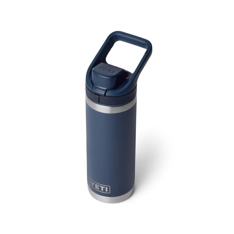 YETI Rambler 18 oz Navy BPA Free Bottle with Flip Chug Cap