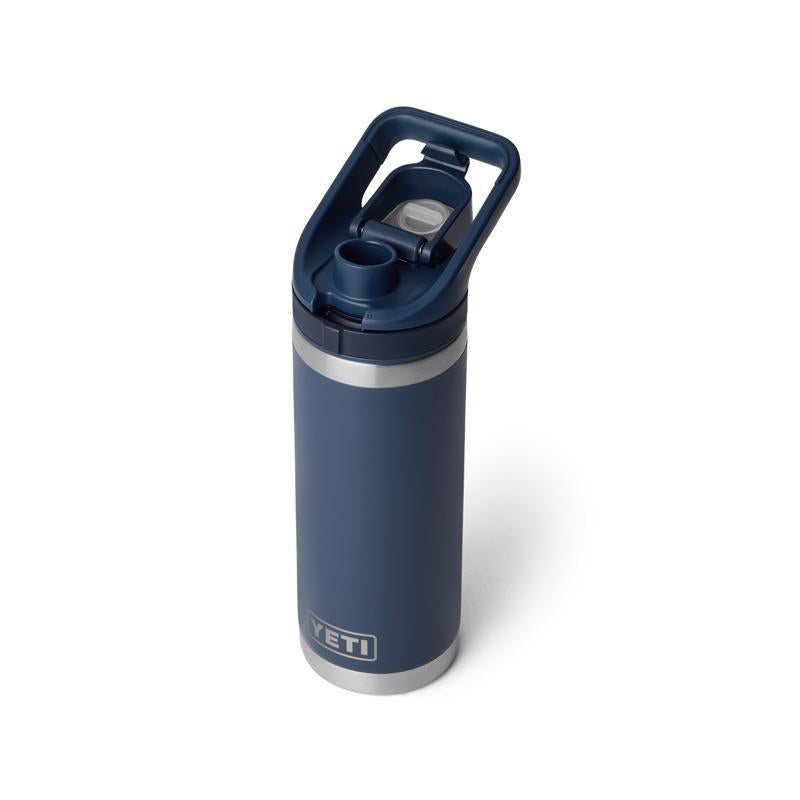 YETI Rambler 18 oz Navy BPA Free Bottle with Flip Chug Cap