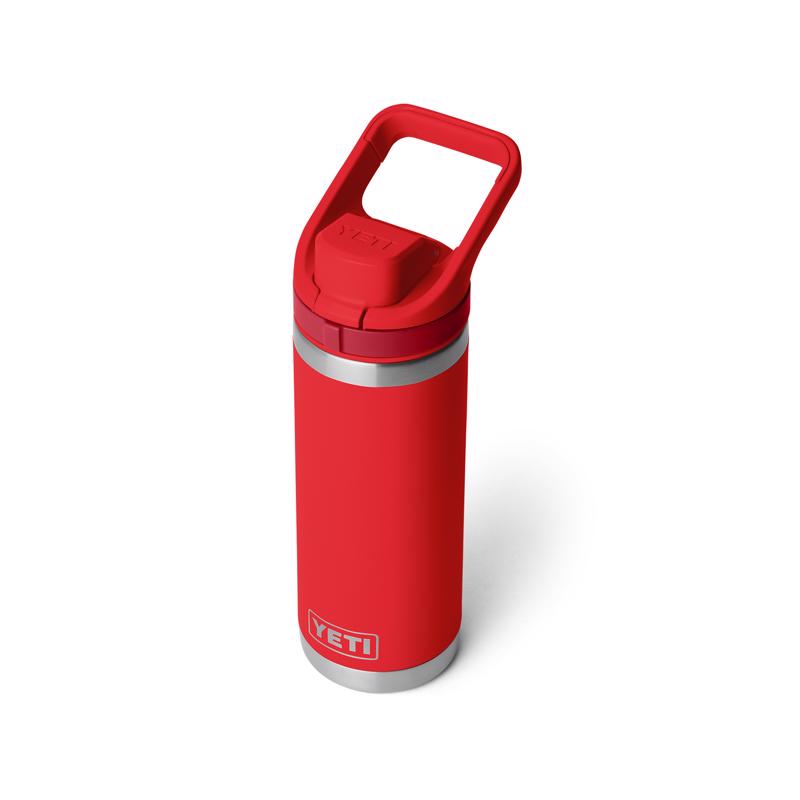 YETI Rambler 18 oz Rescue Red BPA Free Bottle with Flip Chug Cap