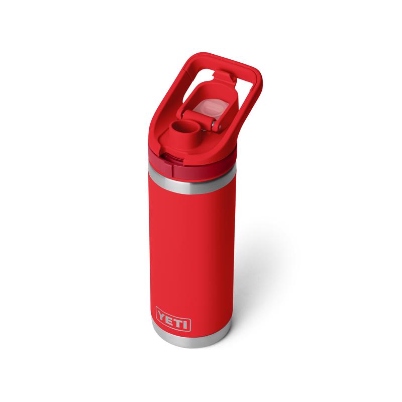 YETI Rambler 18 oz Rescue Red BPA Free Bottle with Flip Chug Cap