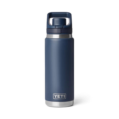 YETI Rambler 26 Navy BPA Free Bottle with Flip Chug Cap