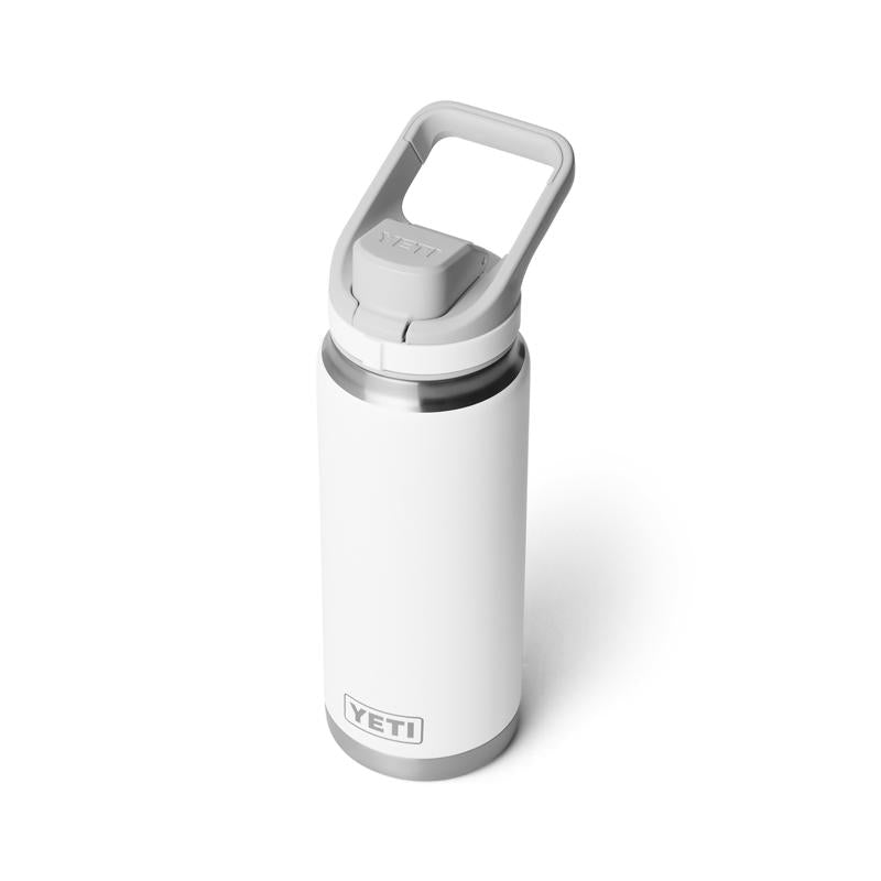 YETI Rambler 26 White BPA Free Bottle with Flip Chug Cap