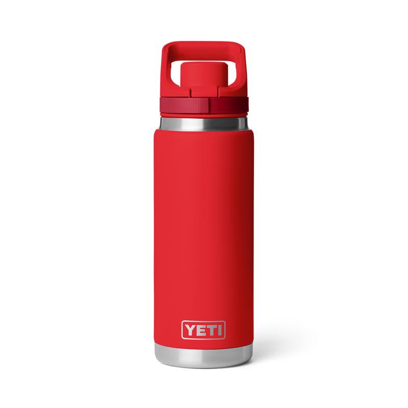 YETI Rambler 26 Rescue Red BPA Free Bottle with Flip Chug Cap